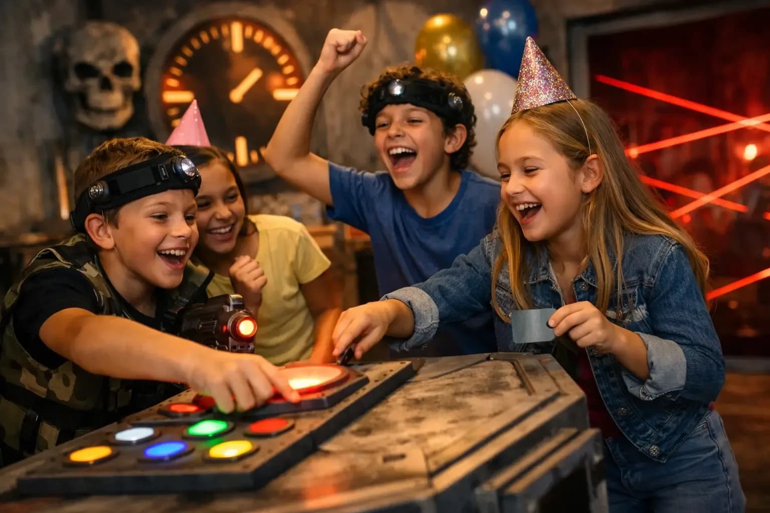 Birthday Party Challenge Rooms Bring the Energy